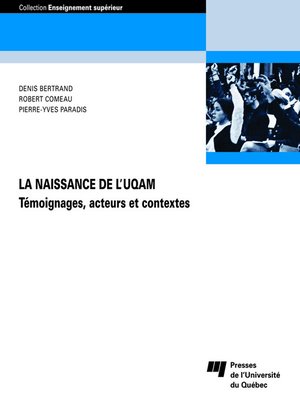 cover image of La naissance de l'UQAM